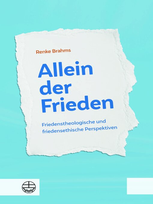 Title details for Allein der Frieden by Renke Brahms - Available